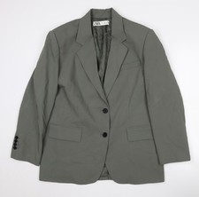 Zara Women's Green Blazer Size