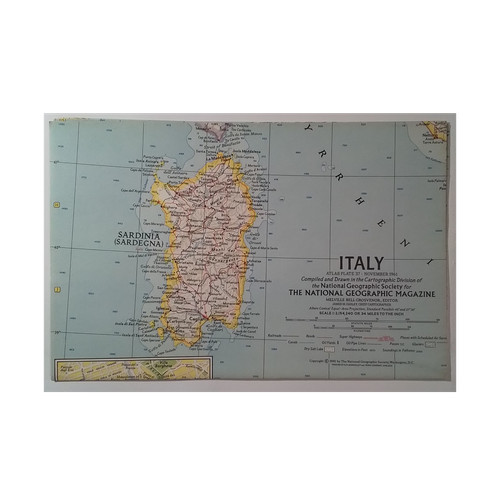 Mappa geografica nazionale - mappa,