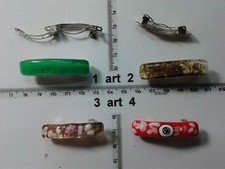 1 fermacapelli vetro e murrine