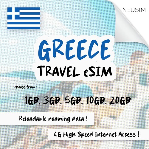 Neusim greece esim 3gb - greece, dati