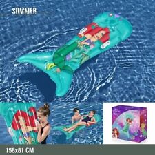 Materassino Gonfiabile Disney Sirenetta 158x81cm Bambini Mare Piscina Estate dfh