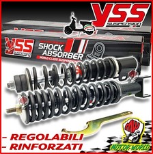 KIT AMMORTIZZATORI ANTERIORE + POSTERIORE REGOLABILI YSS TUV VESPA PX 125 200