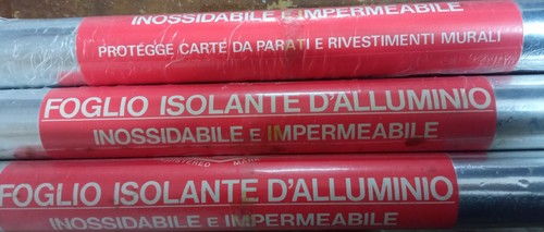 Foglio isolante alluminio - isolante, d'alluminio