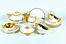 Robj Paris ART DECO Servizio da tè e caffè in gres ° Design Lucien Willemetz (Z