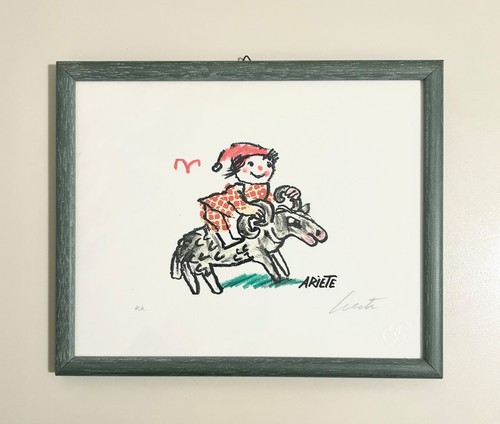 Emanuele luzzati serigrafia - luzzati,