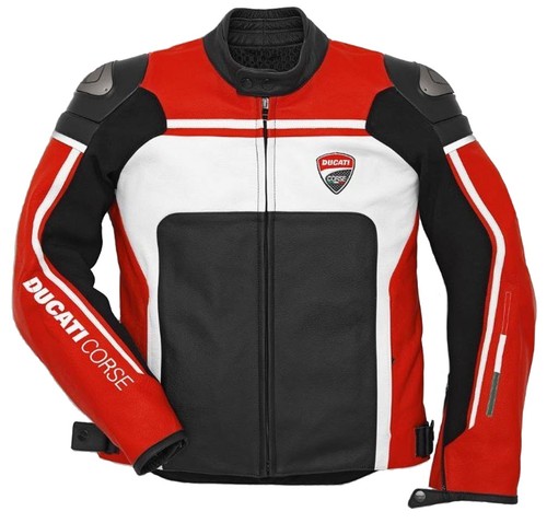 Ducati corse giacca moto pelle - ducati,