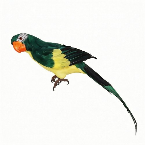 Pappagallo finto con trespolo - pappagallo,