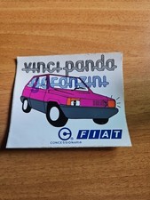 Adesivo Inutilizzato D'epoca Fiat Panda Concessionaria Garanzini