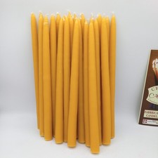Candele con cera d'api 2 cm alta 30 cm +/-75 grammi 9 ore - confezione a scelta