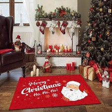 Ho! Ho! Zerbini natalizi personalizzati per la casa Babbo Natale, tappetino n...