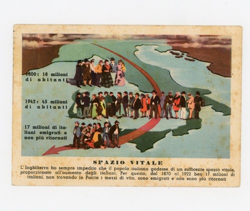 Fascismo cartolina propaganda - fascismo,