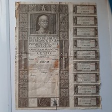 REGNO D'ITALIA CARTELLA 100