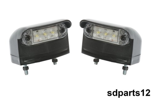 Luce targa led bianco - 2x,