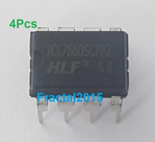 4pcs icl7660scpaz dip8 icl7660 - 4pcs,