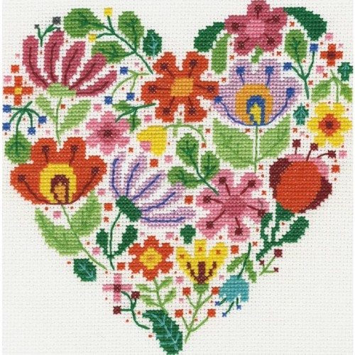 Dmc set punto croce bouquet - set, "bouquet