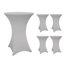 Tischhusse 80cm Grigio 5x