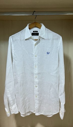 Fred perry linen white shirt - fred,