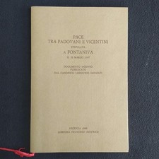 PACE TRA PADOVANI E VICENTINI
