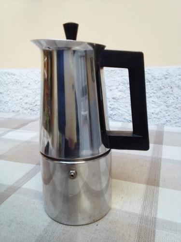 Caffettiera moka alfa acciaio - caffettiera,