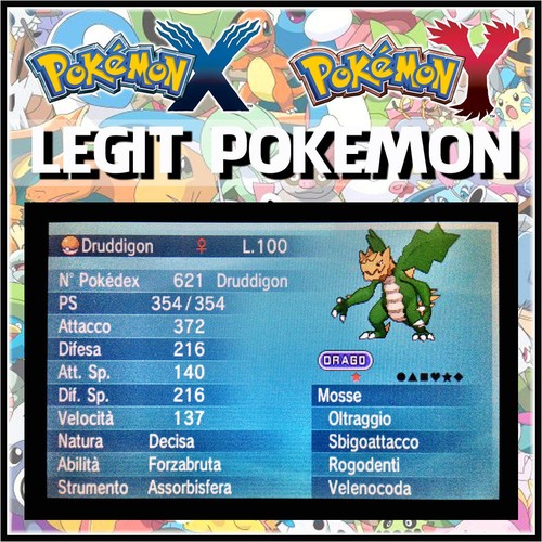 Legit pokemon physical - x, •