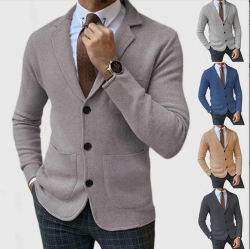 Blazer uomo casual tre bottoni