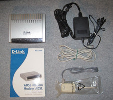 D-Link DSL-300G ADSL Modem w/
