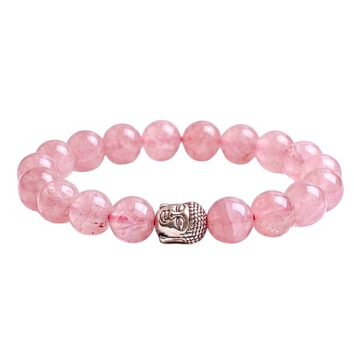 Bracciale buddha quarzo - bracciale,