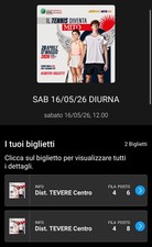 2 Biglietti Tennis 2026 BNL