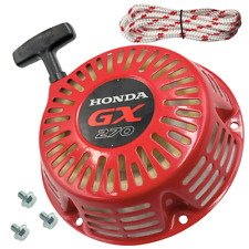 Tirante rinculo avviamento rosso per Honda GX240 GX270 corda generatore motore e 3 bulloni