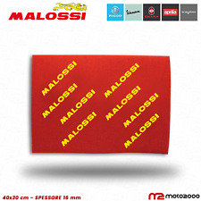 FOGLIO FILTRO ARIA ASPIRAZIONE MALOSSI 40 x 30 SPESSORE 16 mm DOUBLE RED SPONGE