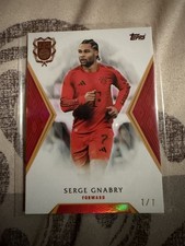 Serge Gnabry 1/1 Topps FC Bayern Monaco 125 anni