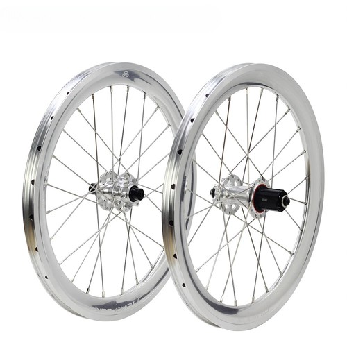 Set ruote bici pieghevole 20in - bici,