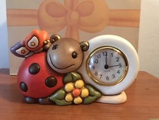 Thun Orologio Da Tavolo Con Coccinella E Farfalla ( Nuovo)