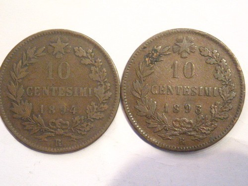 Cent coins 1893 94 - coins, rome