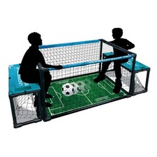 Campo da Gioco Calcio 2 Reti con Palla Panche 2 Giocatori