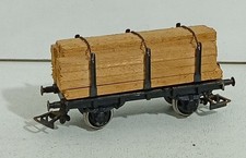 93021 Fermodellismo H0 Rivarossi - Carro merci aperto trasporto legname