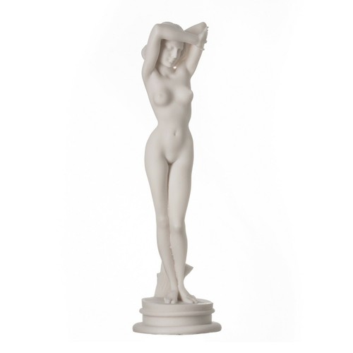 Scultura statua alabastro - statua, in