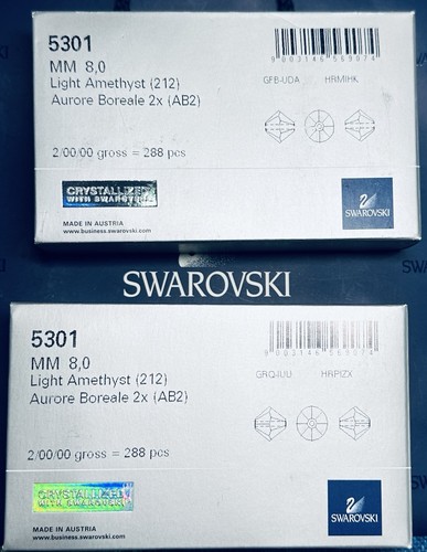 Swarovski 5328 8mm ametista - 5328,