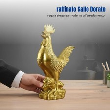 Decorazione Gallo in Ottone