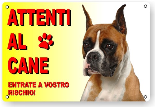 Attenti cane cartello - attenti, al