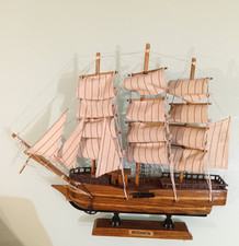 Modellino Veliero Bergantin, modellismo navale in legno