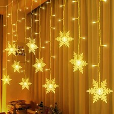 Luci natale tenda bianco - luci,