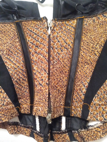 Corsetto leopardato con - corsetto,