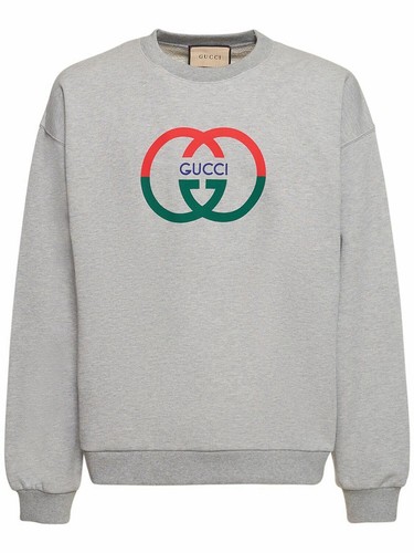 Felpa gucci uomo grigia - uomo,