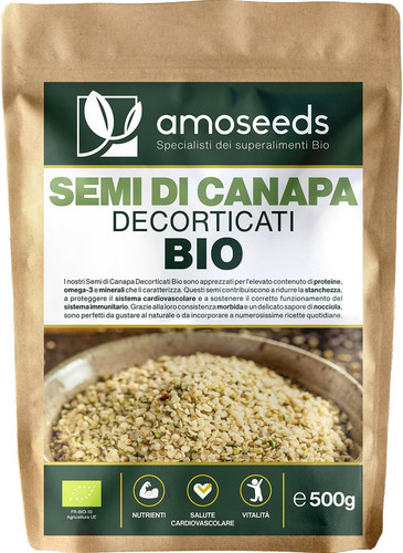 Semi canapa decorticati bio - canapa,