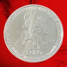 MONETA ARGENTO 10 EURO