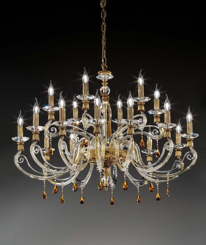 Lampadario ottone e - lampadario,