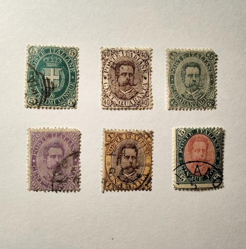 Regno italia 1889 serie - 1889,