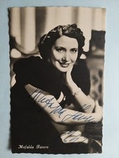 Soprano - Mafalda Favero nata a Portomaggiore (Ferrara). Autografo originale.