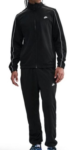Nike tuta club poly knit - poly-knit, nero